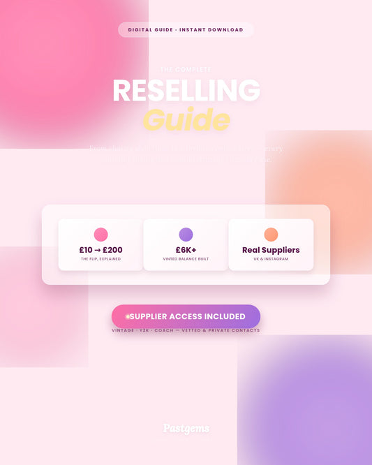 Complete Reselling Guide with y2k supplier access